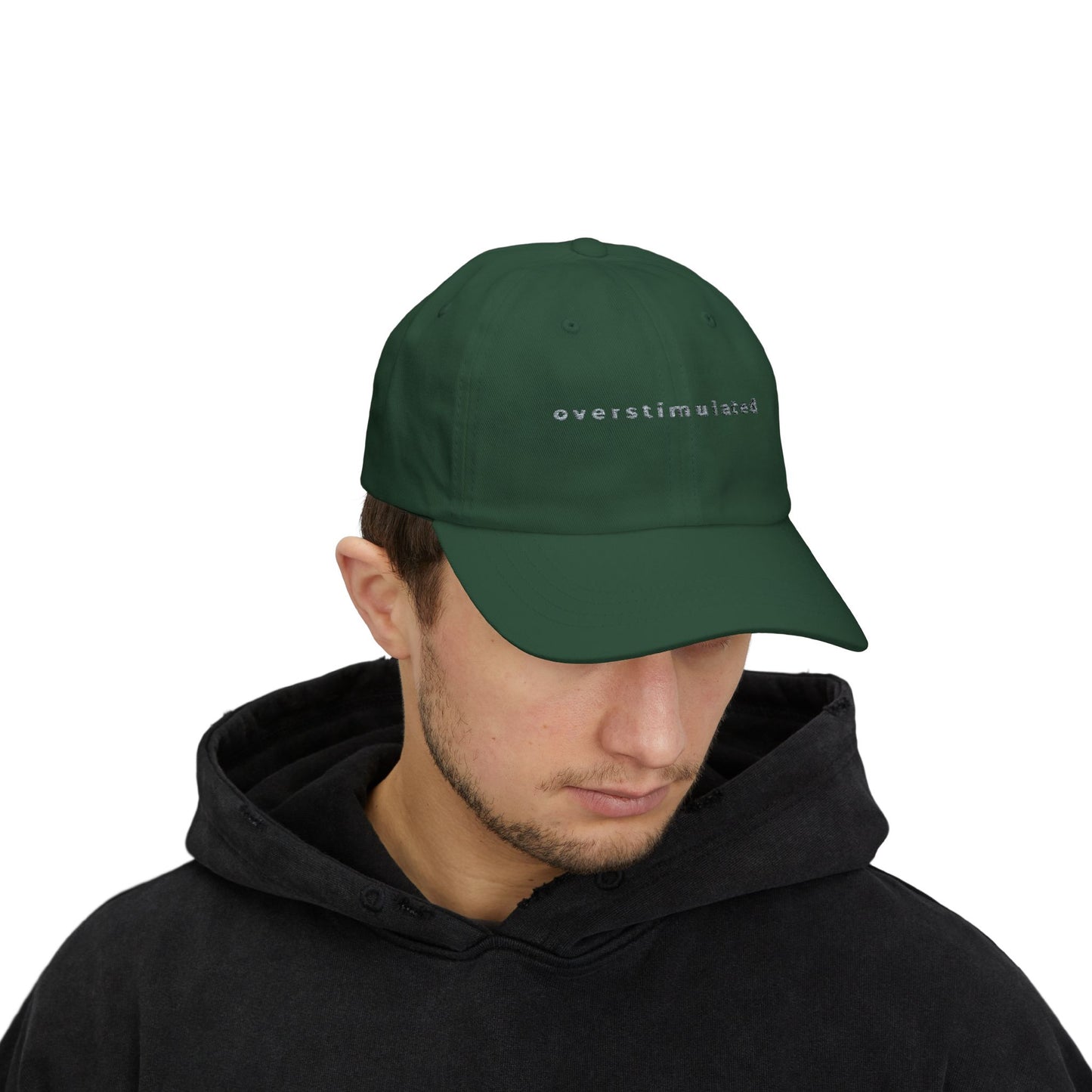 overstimulated dad hat