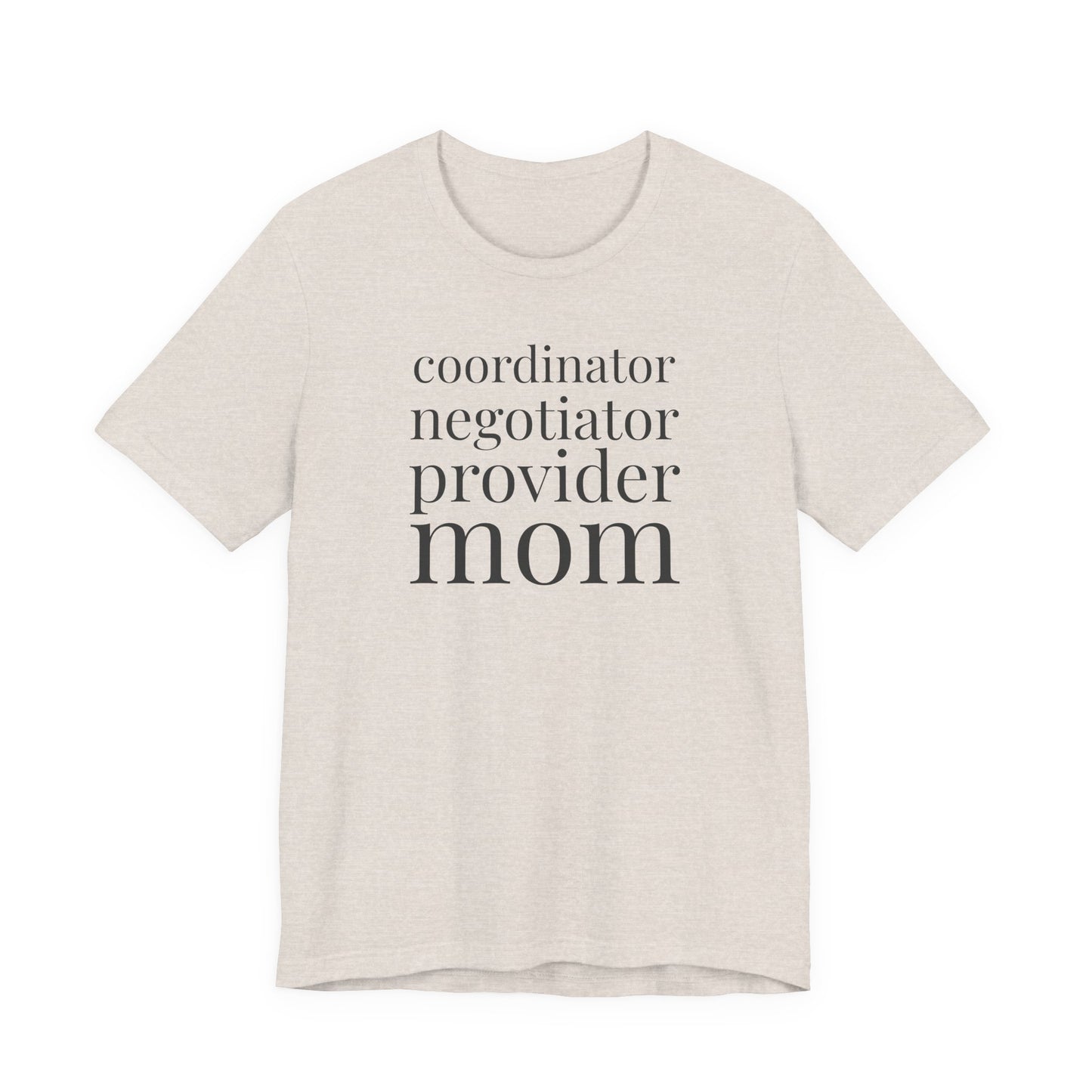 Coordinator Negotiator Provider Mom