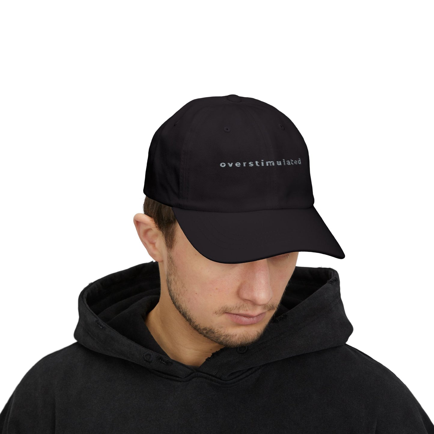 overstimulated dad hat