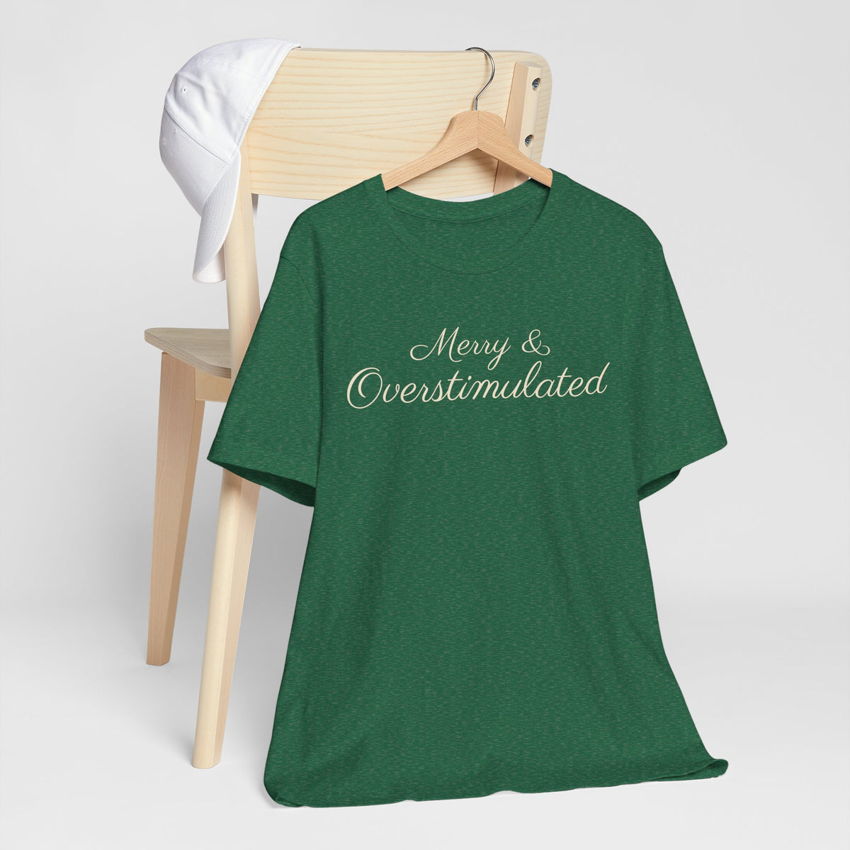 Merry & Overstimulated Holiday T-Shirt