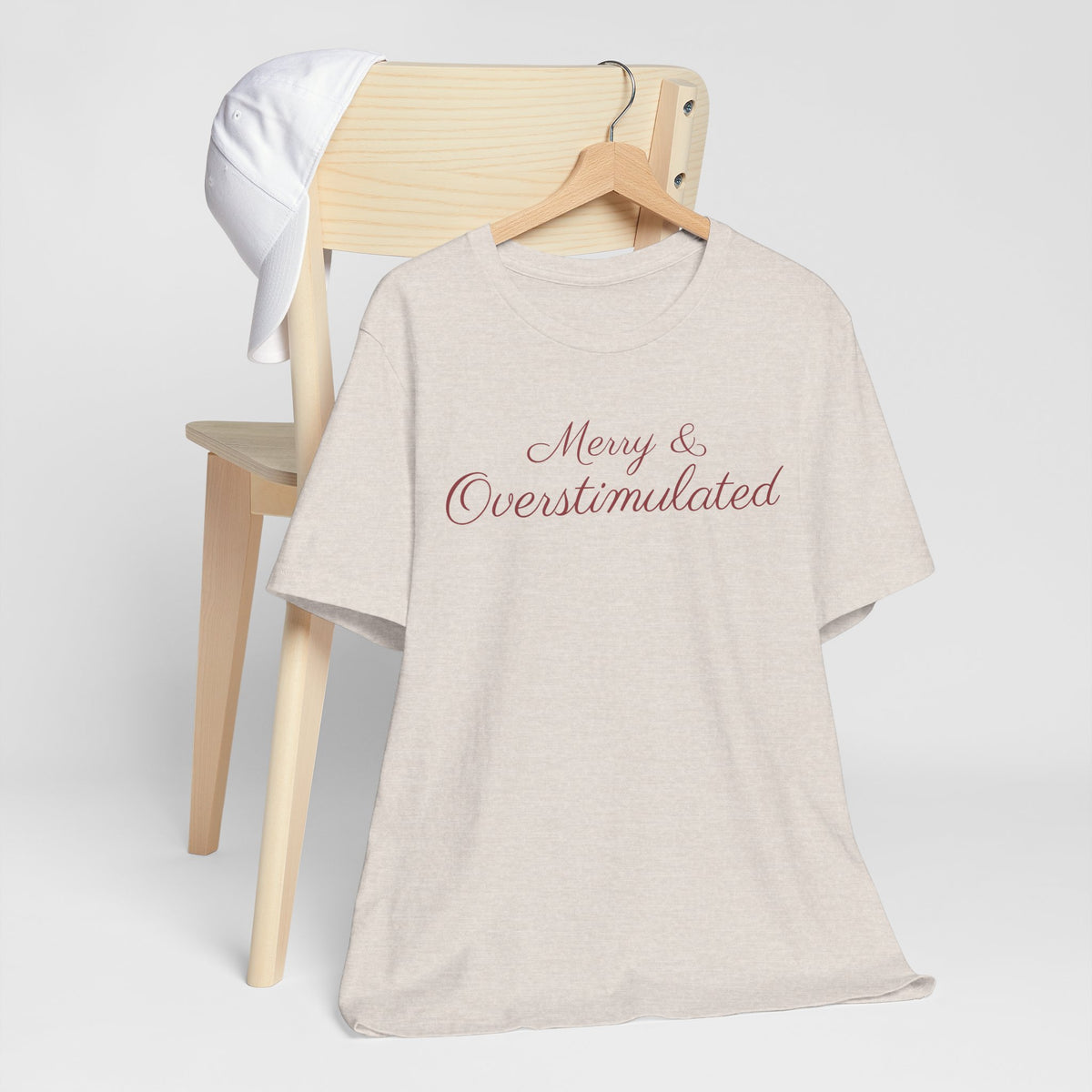 Merry & Overstimulated Holiday T-Shirt