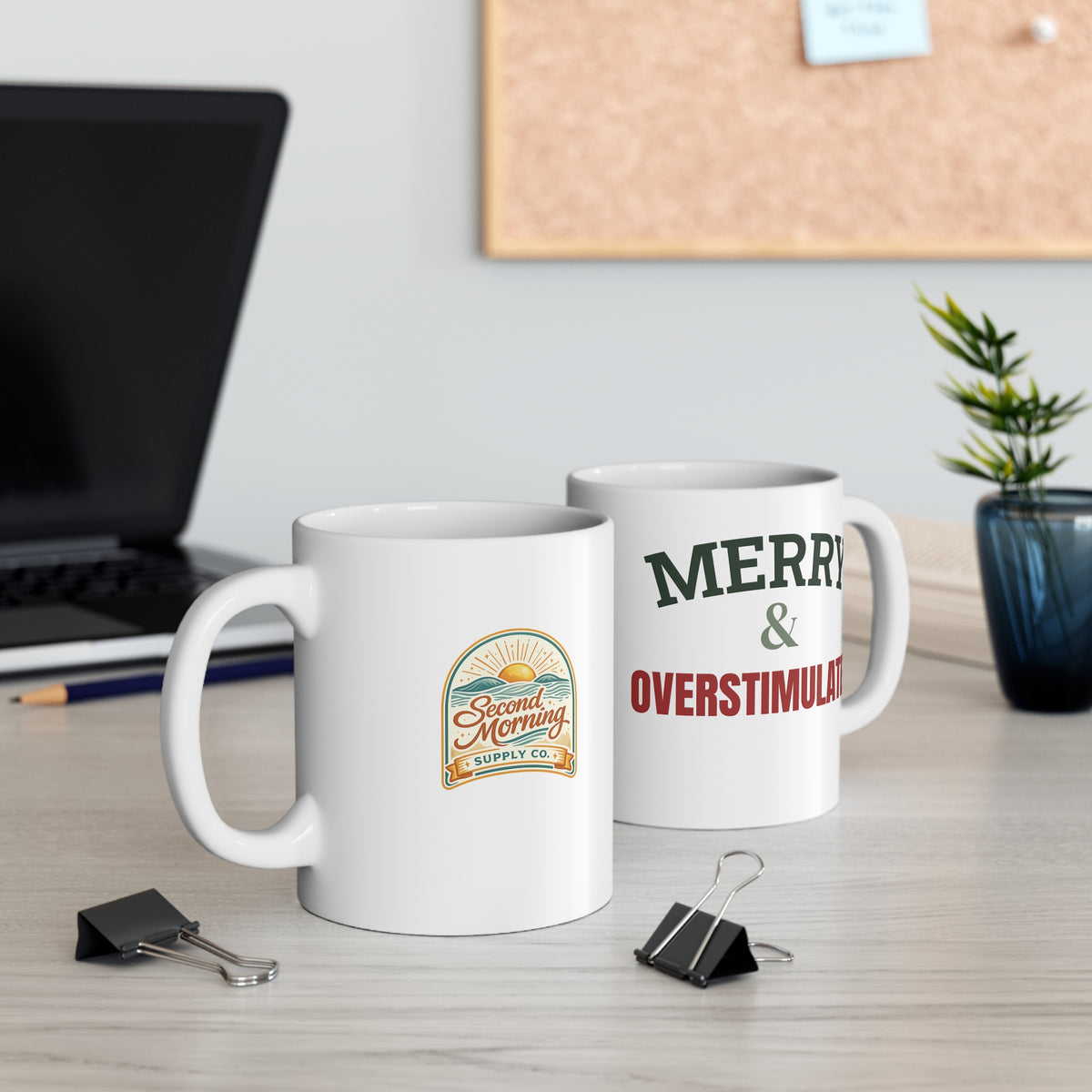 Merry & Overstimulated Coffee Mug