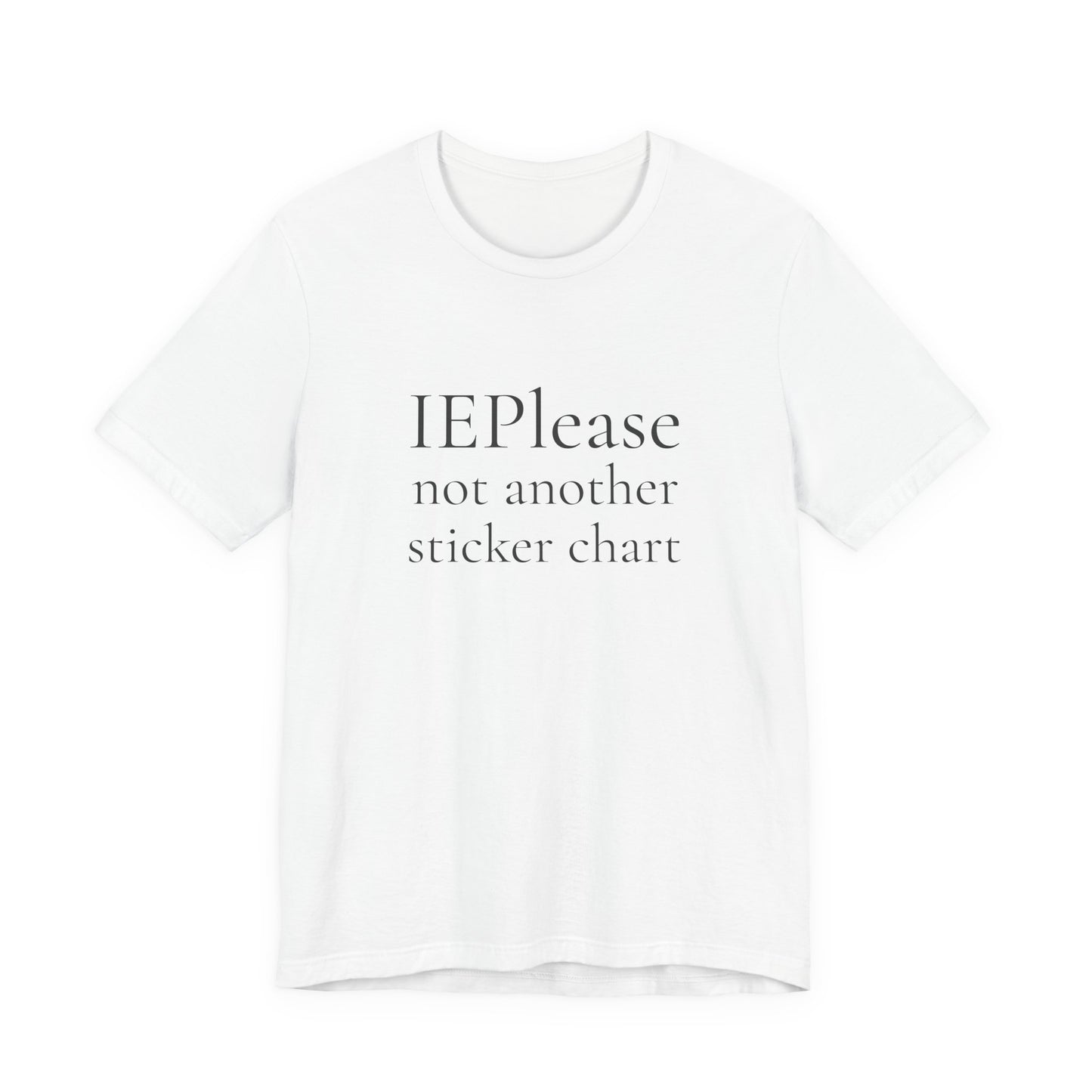 IEPlease not another sticker chart