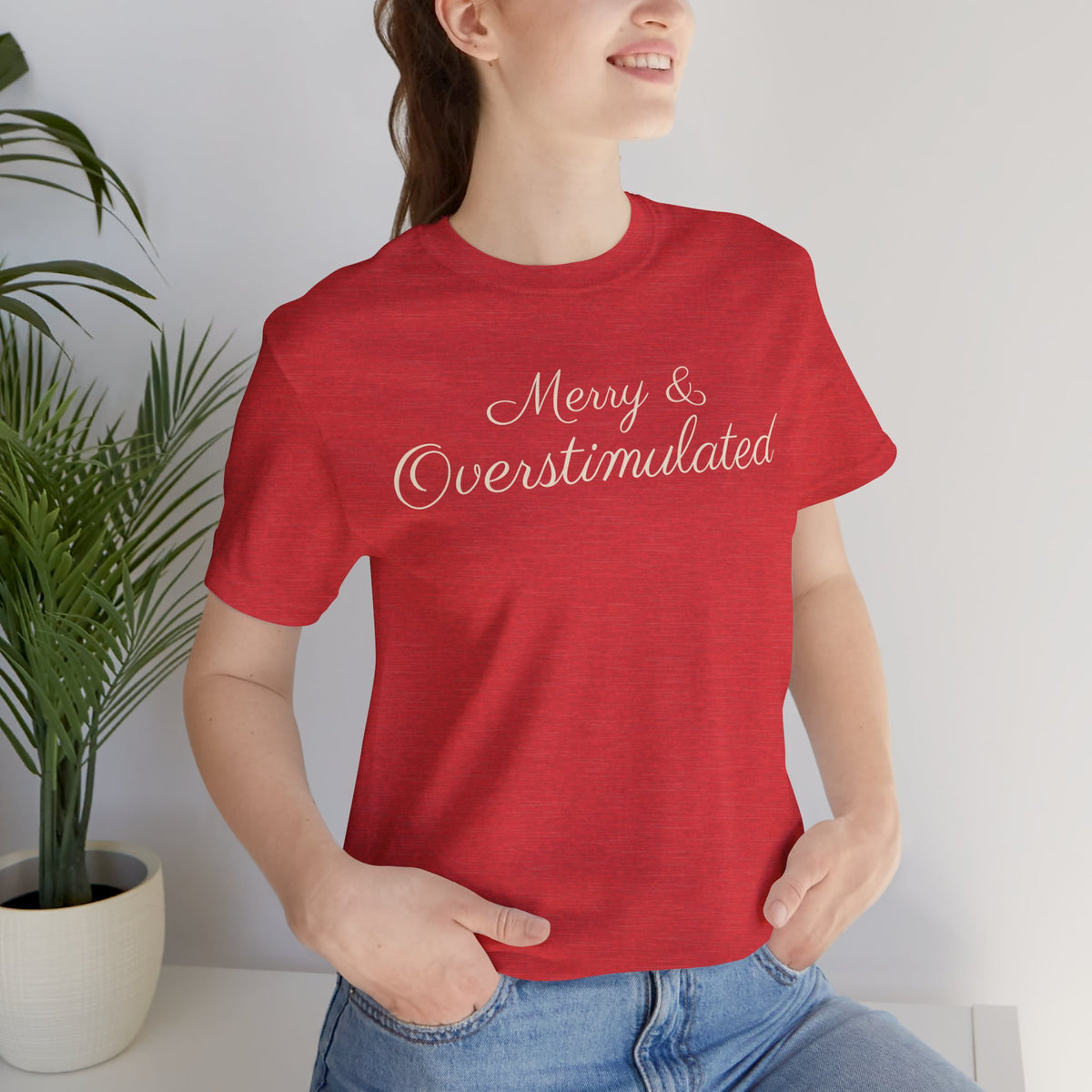 Merry & Overstimulated Holiday T-Shirt