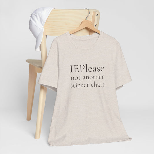 IEPlease not another sticker chart