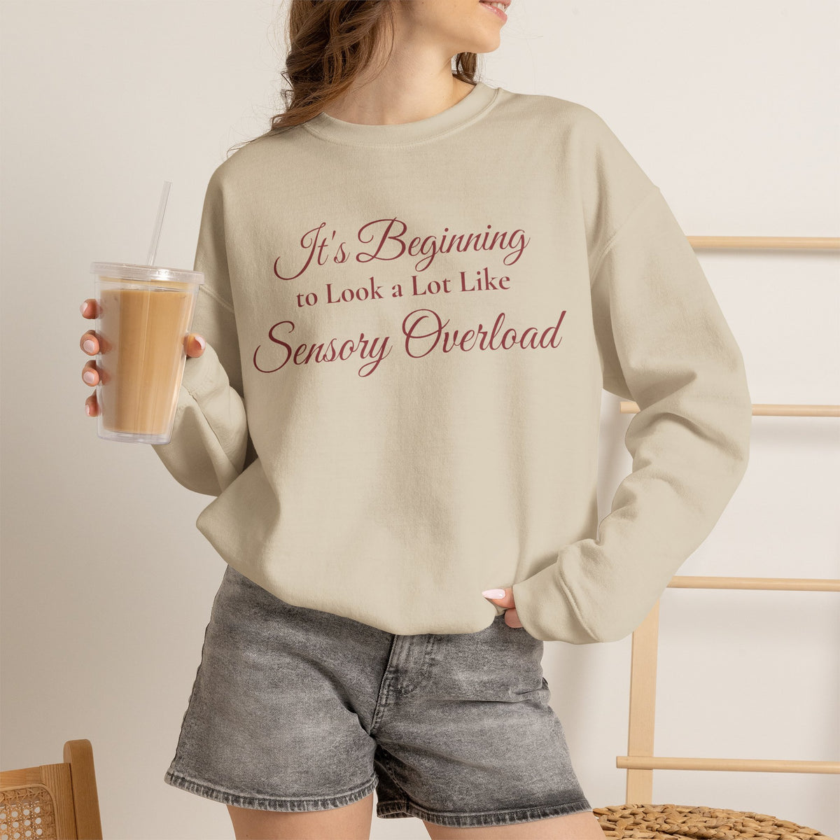 It’s Beginning to Look a Lot Like Sensory Overload Holiday Sweatshirt