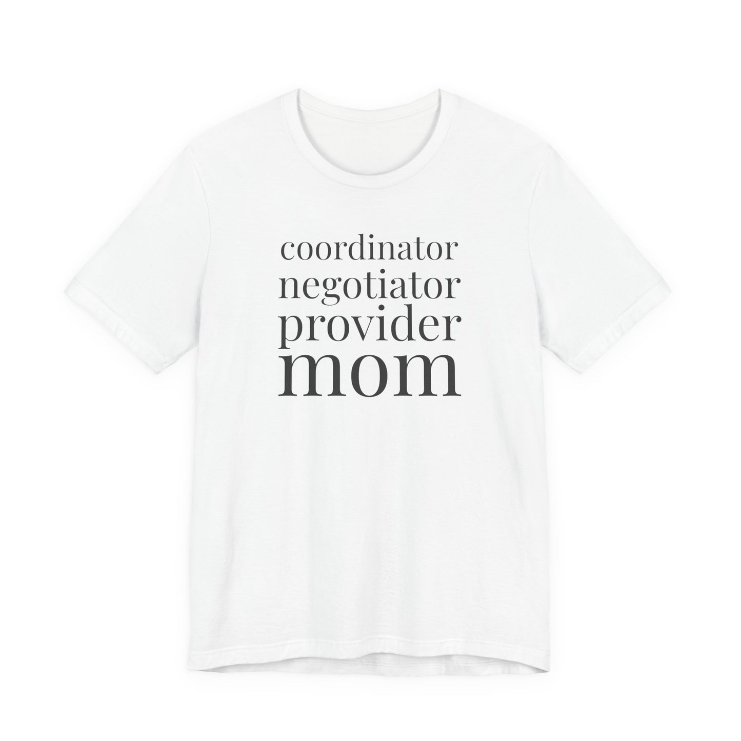 Coordinator Negotiator Provider Mom